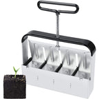 Soil Block Maker Made of Stainless Steel – No Plastic Pots Needed