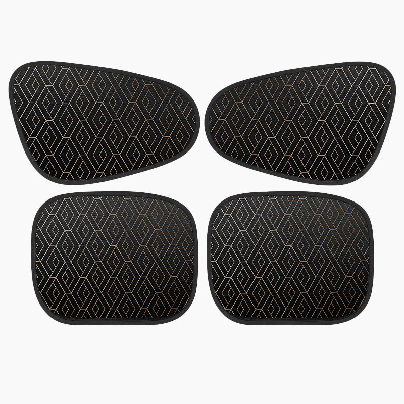 Car sunshade with UV protection – 4-piece set