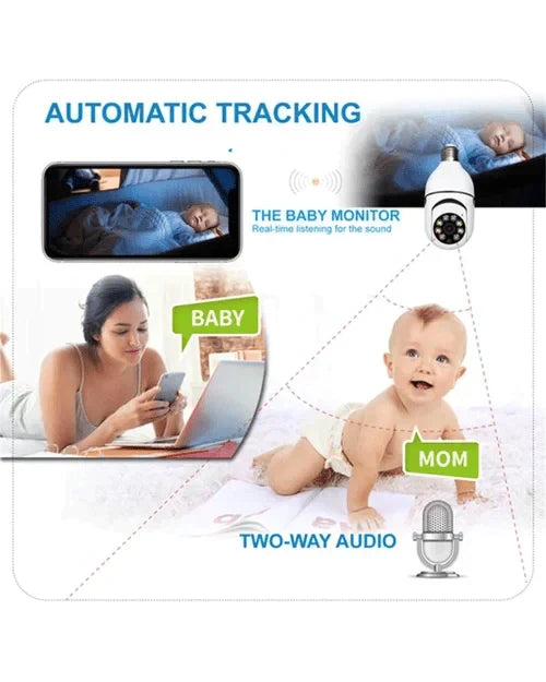 Wireless Surveillance Camera – Fits Any E27 Lamp Socket