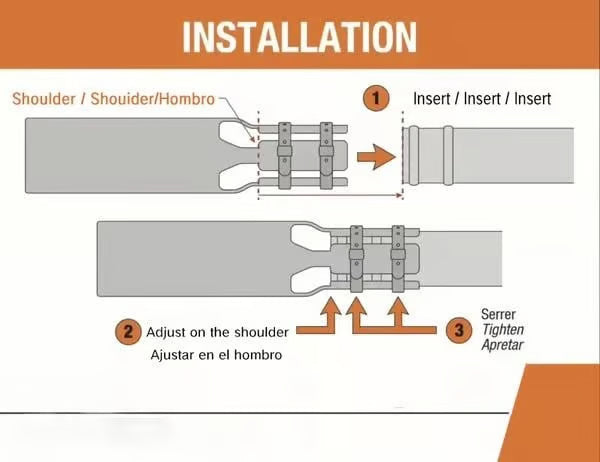Leaf Blower Air Booster Attachment with Venturi Design