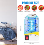 Electric UV insect trap against mosquitoes and flies