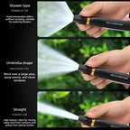High-pressure spray gun with booster nozzle for car and garden