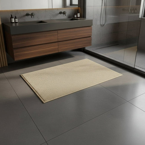 Deurmat absorberend met geometrisch patroon