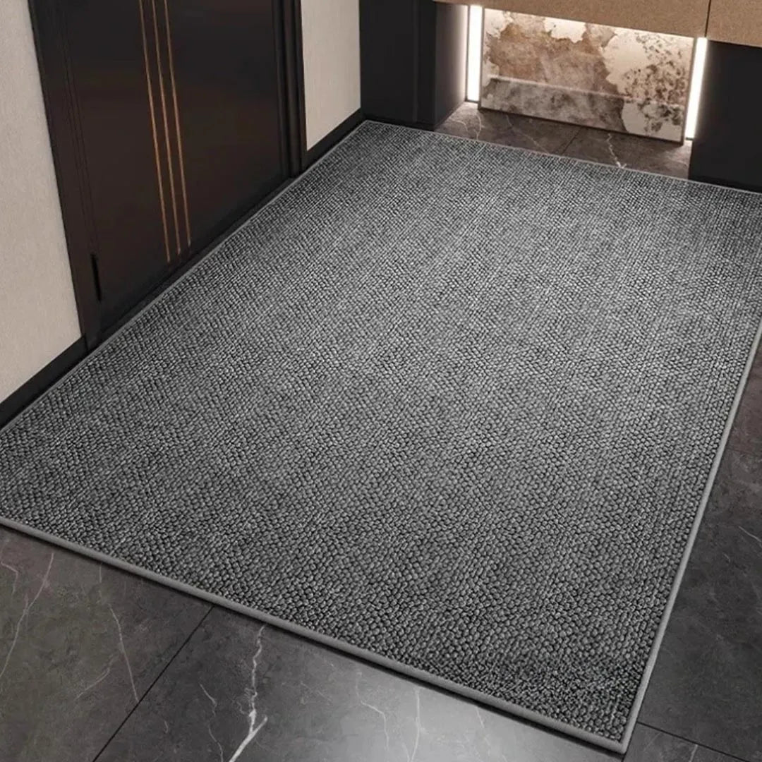 Deurmat absorberend met geometrisch patroon