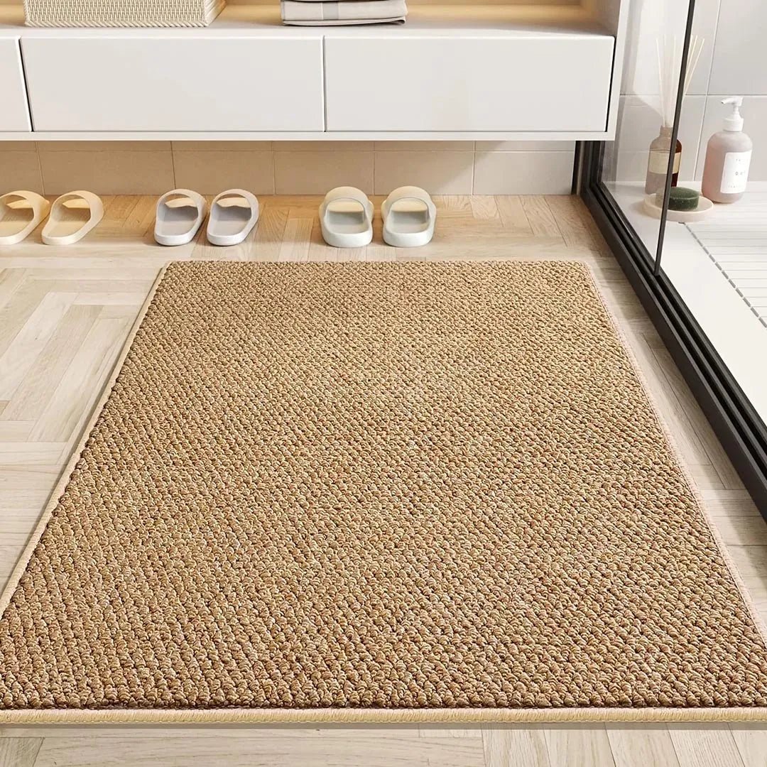 Deurmat absorberend met geometrisch patroon