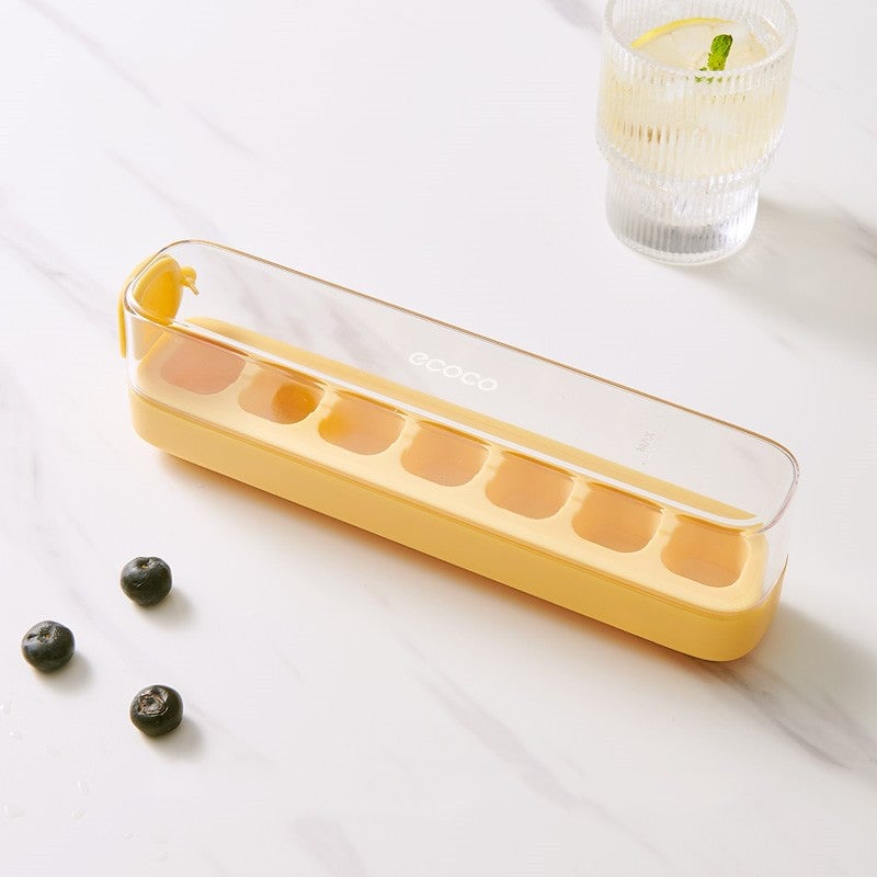 Eiswürfelform mit Pressmechanismus