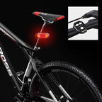 Bicycle rear light with remote control and turn signal