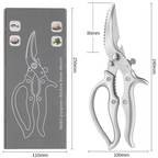 Multifunctional stainless steel kitchen scissors