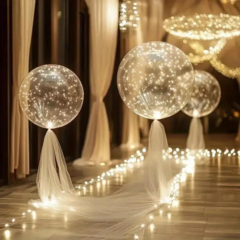 LED Balloon Set with 10 Pieces – Warm Glow for Every Occasion