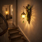 Handcrafted Mermaid Wall Light with LED Lighting