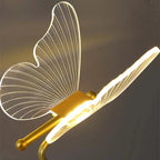 Butterfly LED Table Lamp with Acrylic Wings – Warm Decorative Light