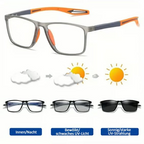 Phototrope Bifokalbrille mit Blaulichtfilter