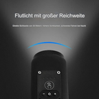 Electronic bicycle horn with LED light 110dB