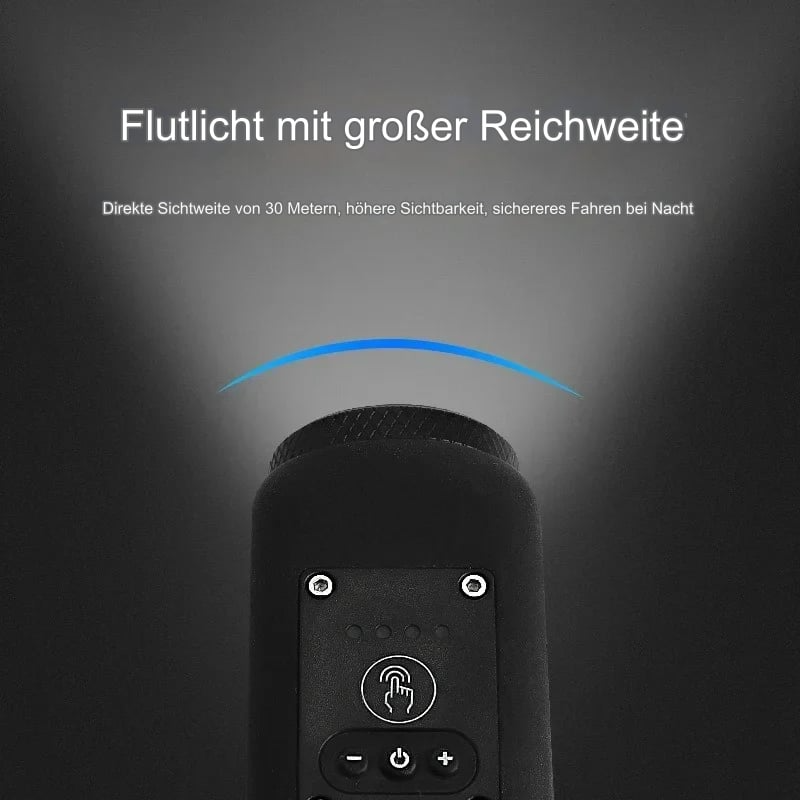 Elektronische Fahrradhupe mit LED-Licht 110dB
