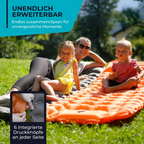 Luftmatratze ultraleicht mit integrierter Pumpe