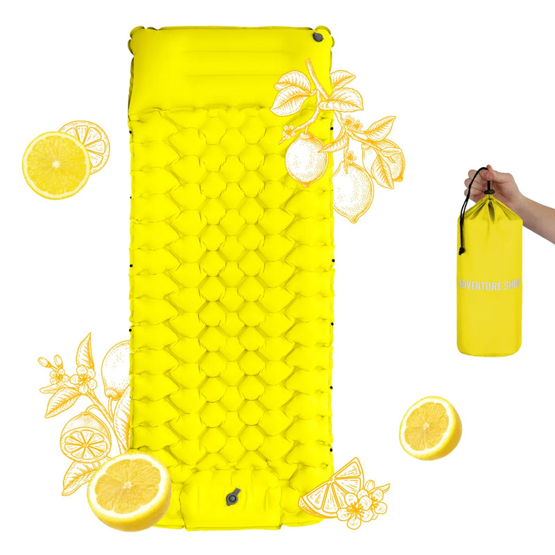 Luftmatratze ultraleicht mit integrierter Pumpe