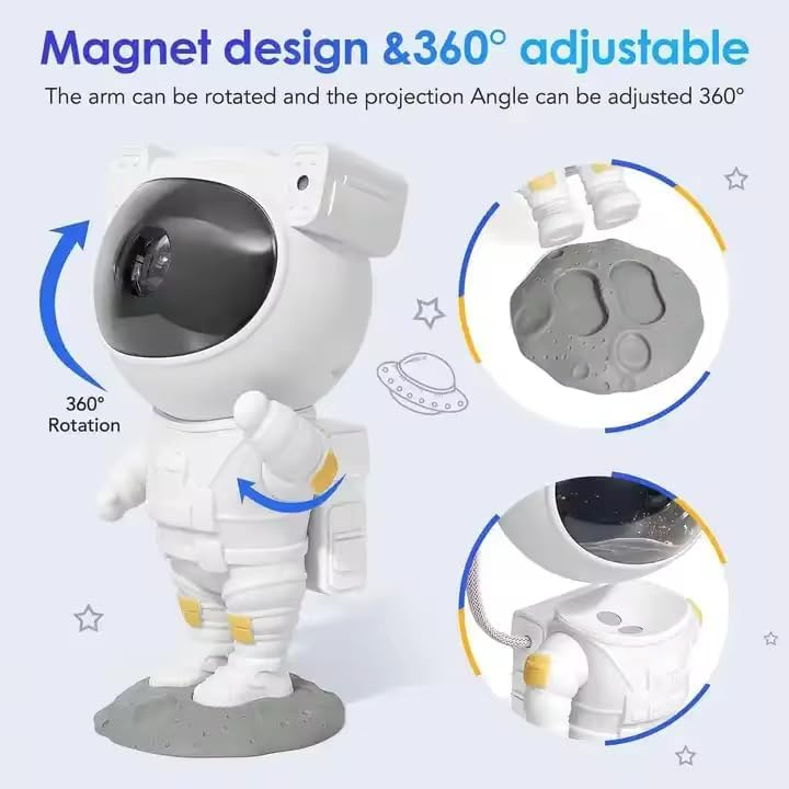 LED Galaxie Projektor Astronaut mit Fernbedienung
