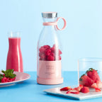 Portable Mixer Bottle 420 ml – Fresh Smoothies in Seconds, Cordless