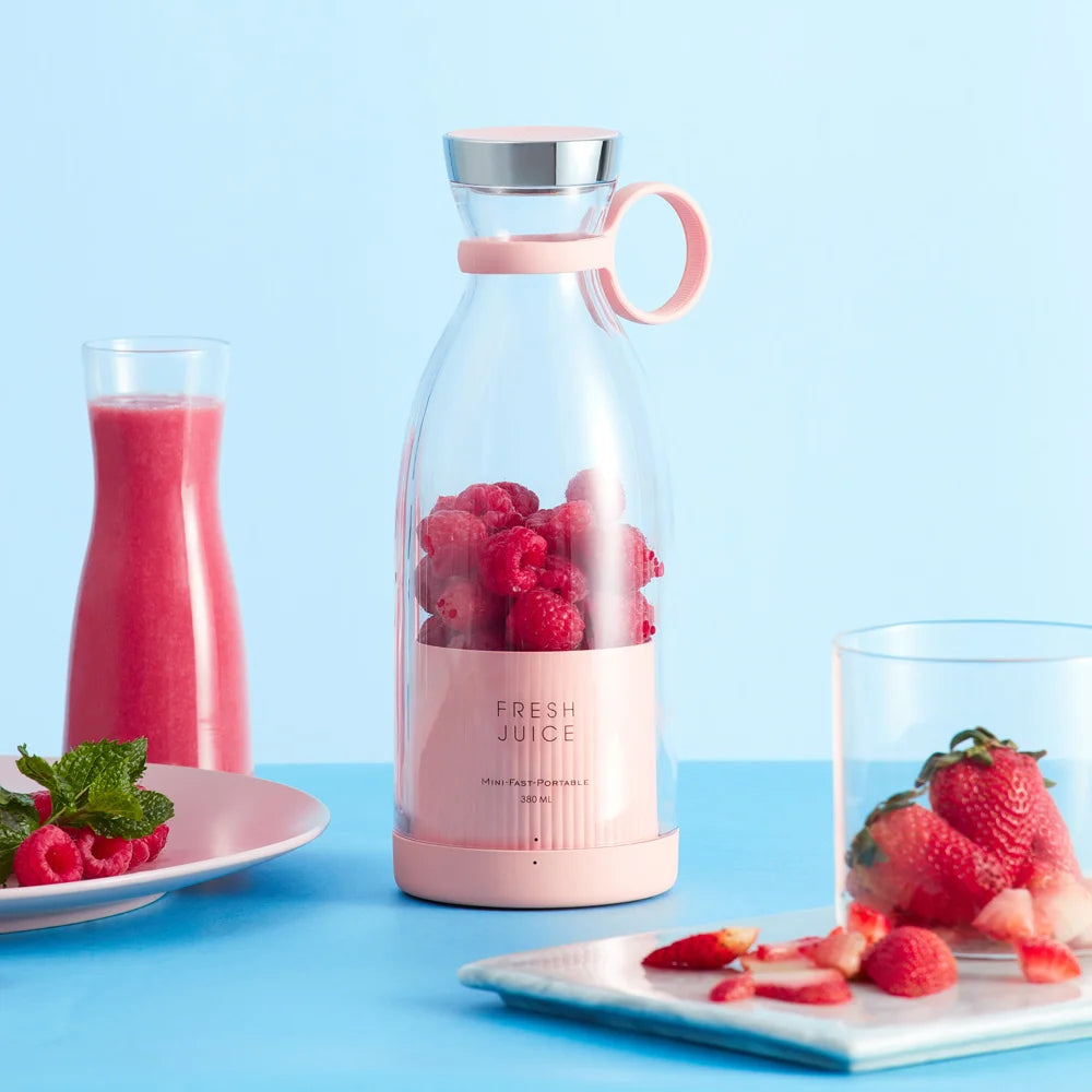 Portable Mixer Bottle 420 ml – Fresh Smoothies in Seconds, Cordless