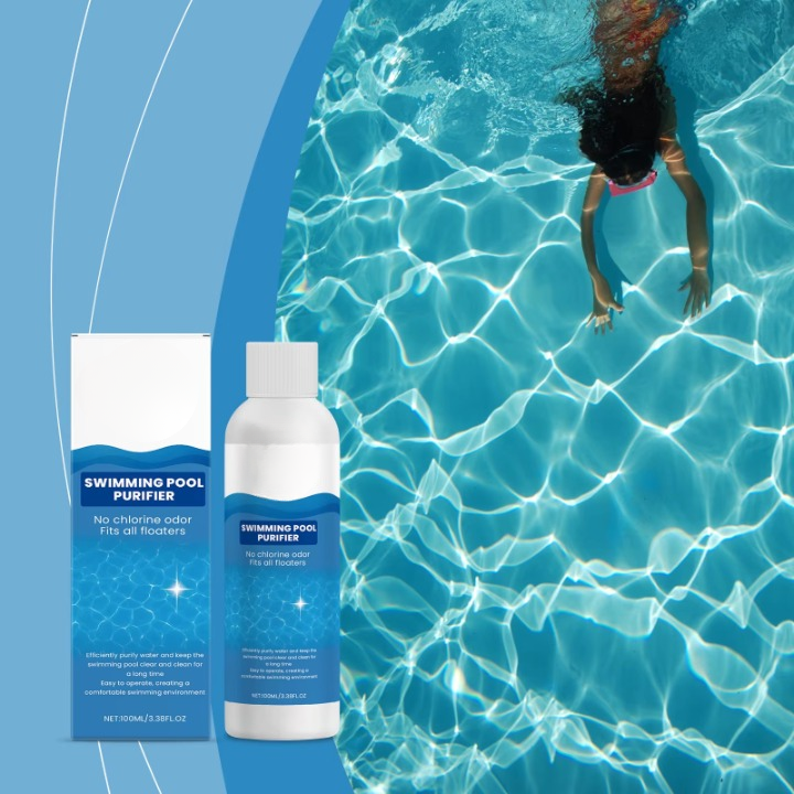 Pool-Reinigungsflüssigkeit 100 ml chlorfrei | 2er-Set