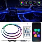 LED-Innenbeleuchtung Auto mit App-Steuerung