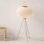 Stehlampe mit Reispapier-Schirm – Japanischer Stil