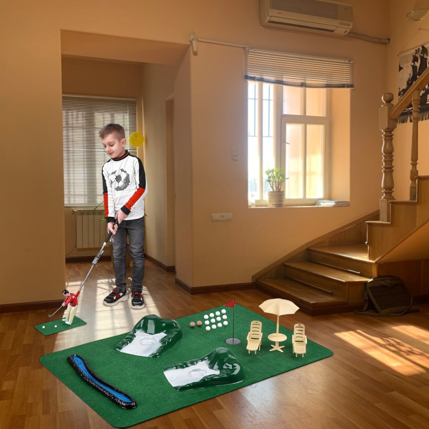 Indoor-Minigolf-Set – Spaß für die ganze Familie