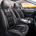 Faux Leather Car Seat Cover — Protects Against Stains, Wear, and Spills
