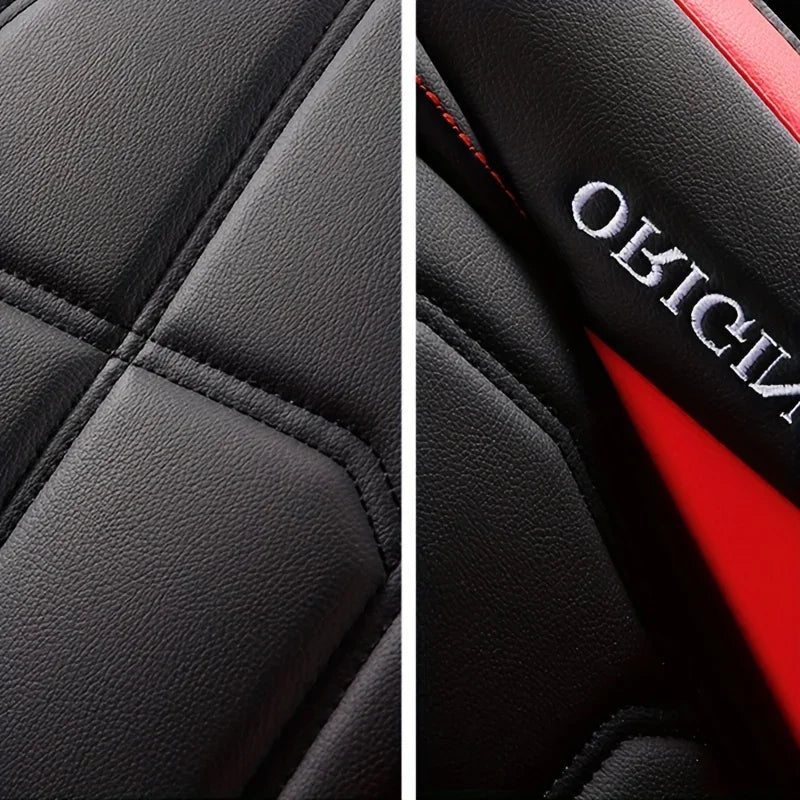 Faux Leather Car Seat Cover — Protects Against Stains, Wear, and Spills