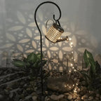 Solar Garden Lamp with Rain Sound – Watering Can Design