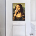 Mona Lisa Bathroom Canvas