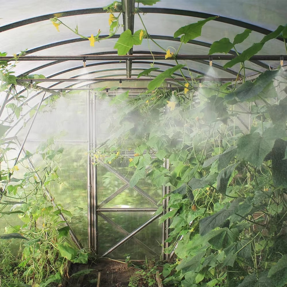 Garten-Vernebelungssystem 20 m – Bewässerung & Kühlung mit 20 Messingdüsen