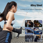 Telescopic Steel Baton Extendable with Push Button