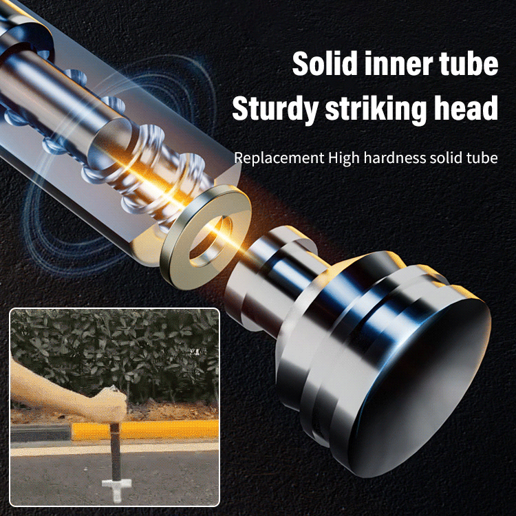 Telescopic Steel Baton Extendable with Push Button