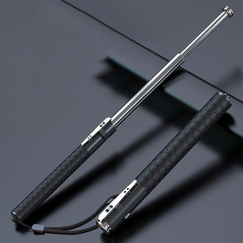 Telescopic Steel Baton Extendable with Push Button