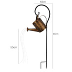 Solar Garden Lamp with Rain Sound – Watering Can Design