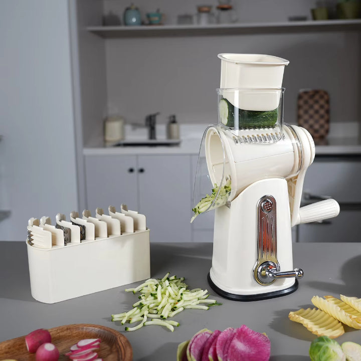 Manuelle 5-in-1 Trommelreibe