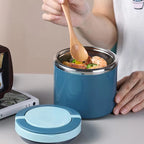 Stainless Steel Insulated Food Container – Leak-Proof, 630 ml or 1000 ml