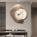 Mond-Wanduhr Minimalistisch – organische Form, 4 Designs, mit oder ohne Beleuchtung