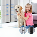 Magnetischer Türvorhang 100 × 210 cm – Fliegenschutz, Montage ohne Bohren
