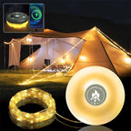 Campinglampe mit 10m RGB-Lichterkette – Atmosphäre & Sicherheit für jeden Trip -   Mivoza Deutschland