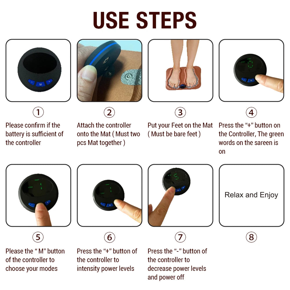 Foot Massager EMS 3D – Electrical Muscle Stimulation