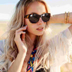 Polarized clip-on sunglasses for eyeglass wearers