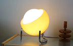 Spherical Table Lamp with Warm LED Light – Retro Style