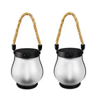 Solar-Flammenlaterne mit echtem Flackereffekt | 2er-Set