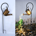 Solar Garden Lamp with Rain Sound – Watering Can Design