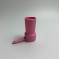 Compact bottle opener with lever mechanism