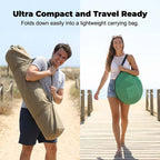 Pop-up beach tent with UV protection
