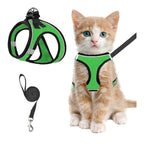Katzengeschirr mit Luftnetz und Reflektoren