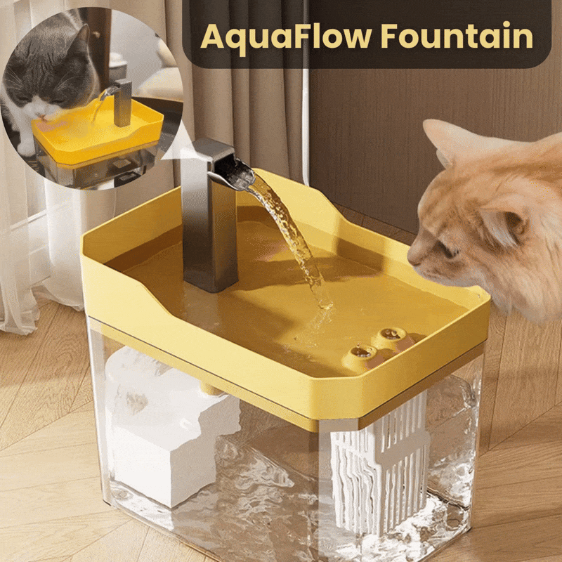 Cat Drinking Fountain 360° with Sensor – 1.5 L Quiet Water Dispenser